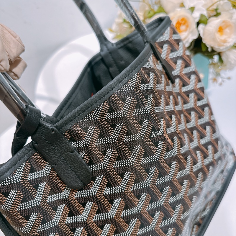 TK1753 GOYARD 戈雅迷你手拿肩帶包包ANJOU MINI TOTE BAG WITH DOG PRINT-33