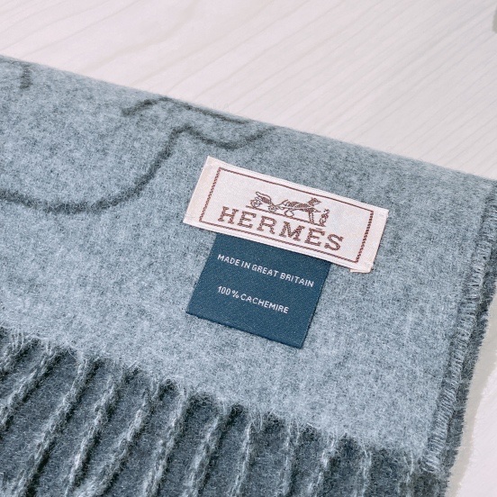 TK1758 HERMES 愛馬仕馬具圖案全羊毛頸巾TETE-A-TETE EQUESTRE SCARF CASHMERE 25CM X 170CM-7