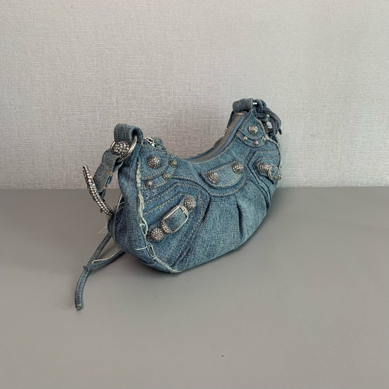 Balenciaga 牛仔機車包-2