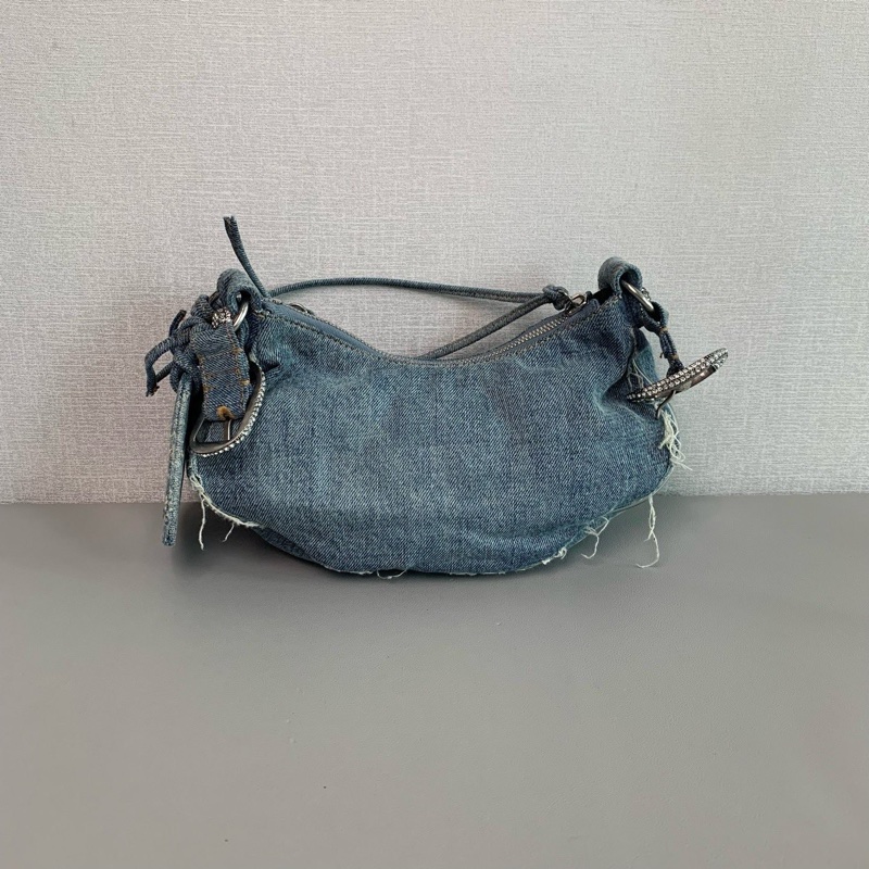 Balenciaga 牛仔機車包-4