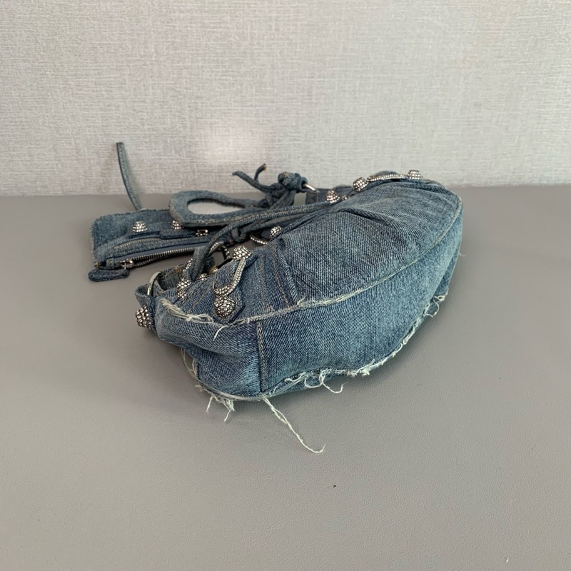 Balenciaga 牛仔機車包-5