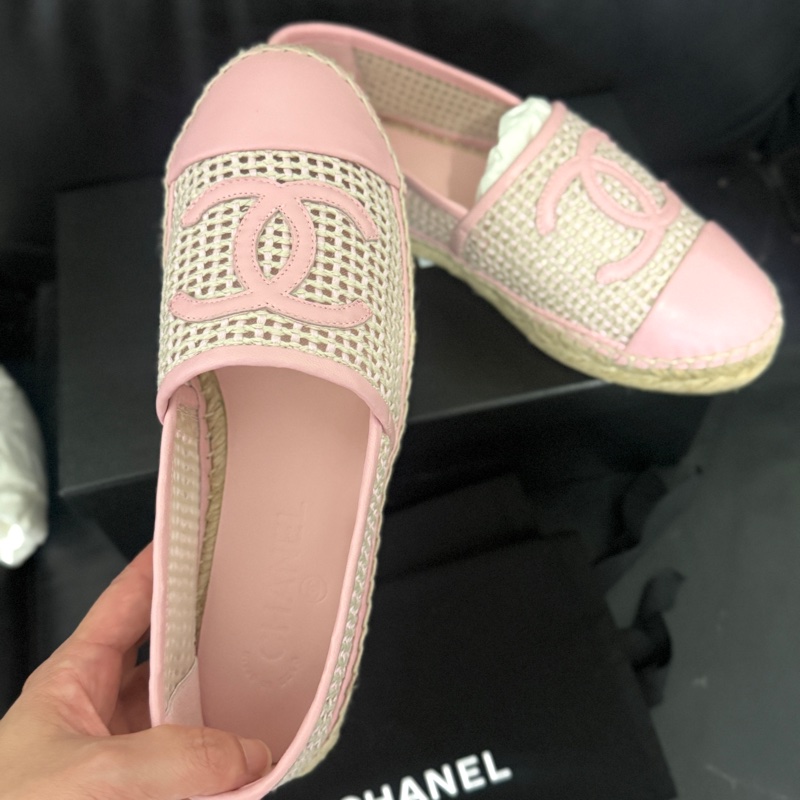 全新Chanel漁夫鞋-11