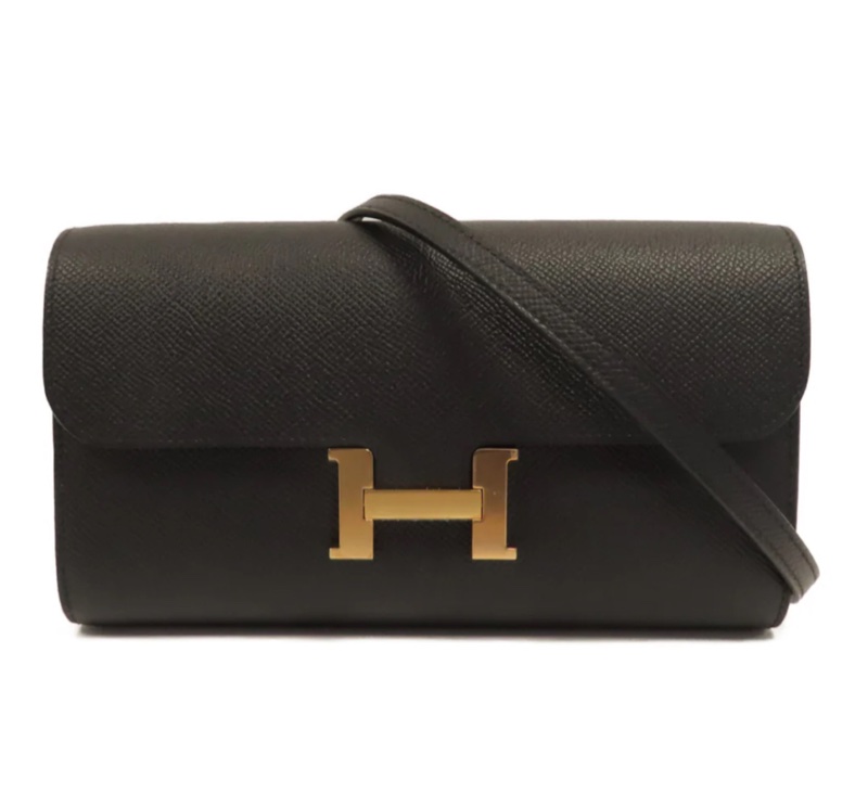 香港/台灣客人可少議 [大熱黑金K Stamp] 全新愛馬仕Hermes Constance to go 黑金-5