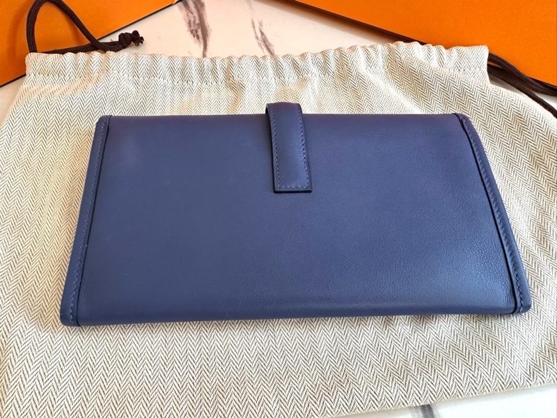 Jige Clutch elan 20cm 手拿包 藍色 附零錢+卡夾層-1