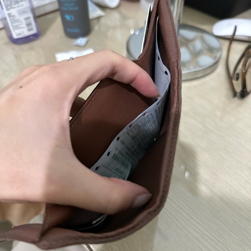 LV女用三折短夾-8