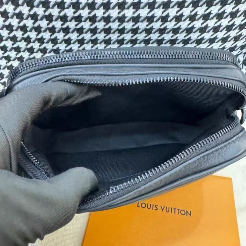 lv alpha nano 黑色壓紋11*18.5*6.5cm 全新 配件塵袋盒子-1