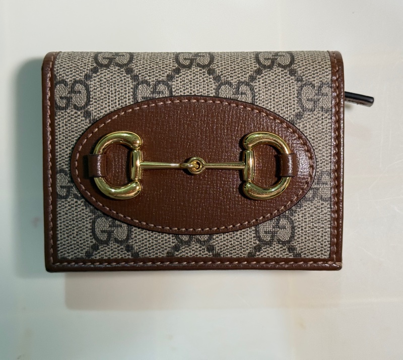 Gucci Horsebit 1955 馬銜扣短夾-4