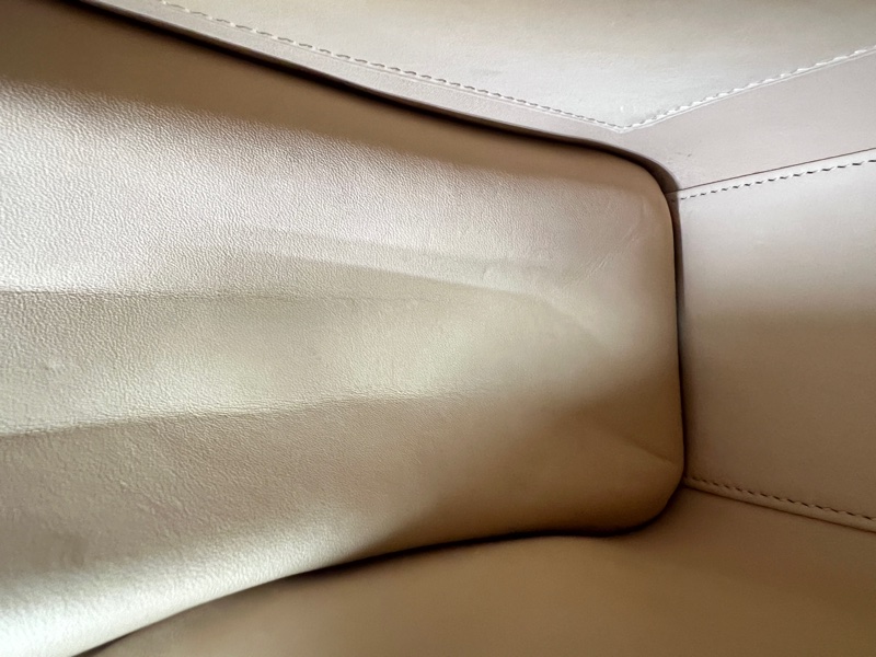 Delvaux德爾沃Temtepe pm 奶茶色金扣-8