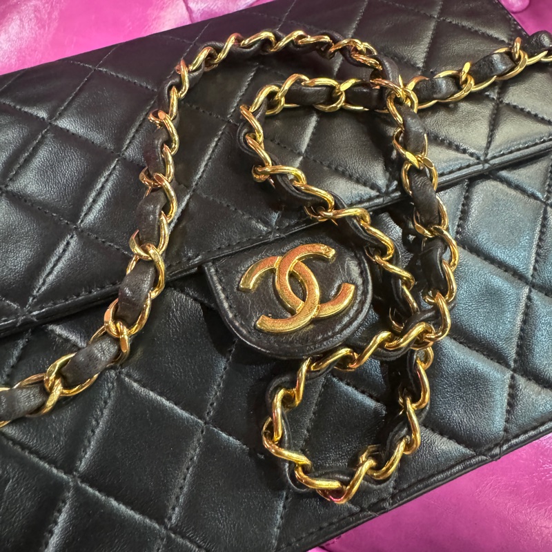Chanel 平面羊方胖包/王吉娜古董精品-2