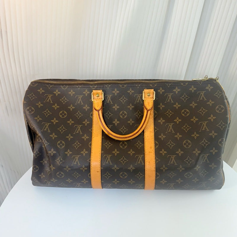 ✔️LV Louis Vuitton 路易威登 Monogram Keepall 50 M41426 手提行李袋-1