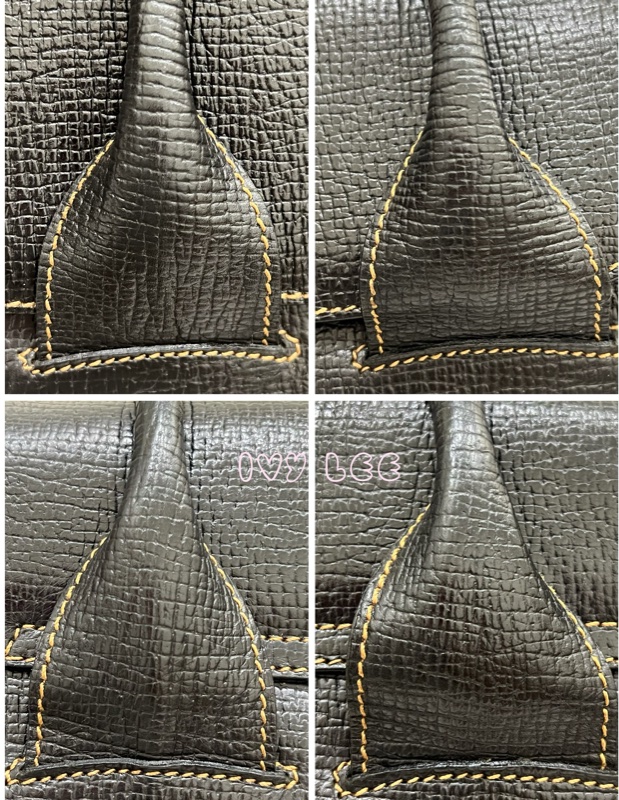 LOEWE 黑色轉扣 托特包 手提包 VINTAGE 小牛皮 正品 二手精品-23