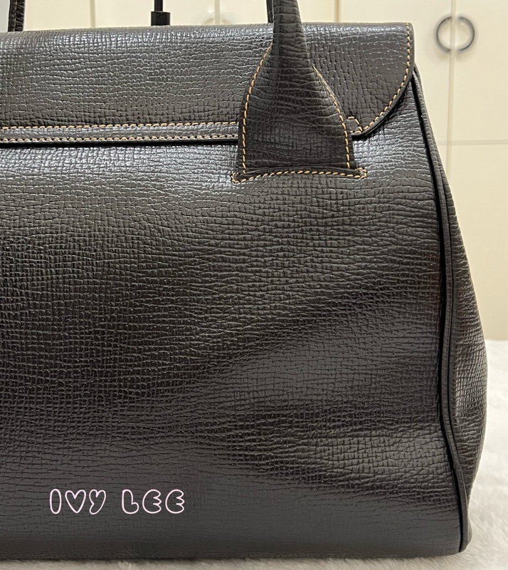 LOEWE 黑色轉扣 托特包 手提包 VINTAGE 小牛皮 正品 二手精品-27