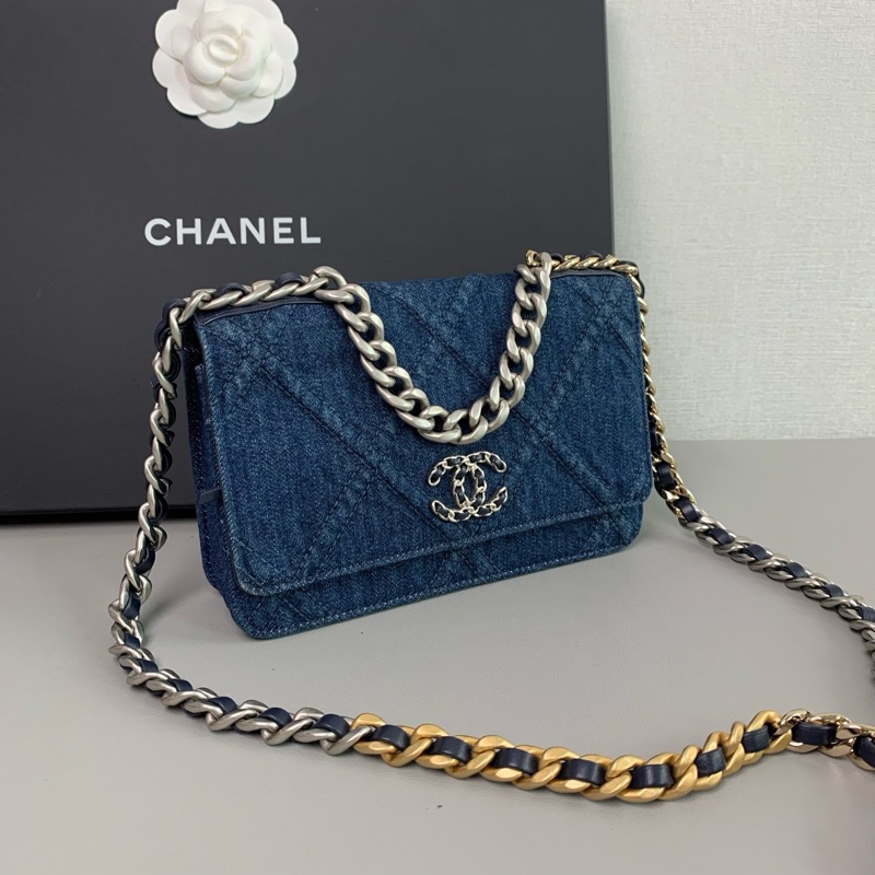 Chanel 牛仔woc 晶片款-2