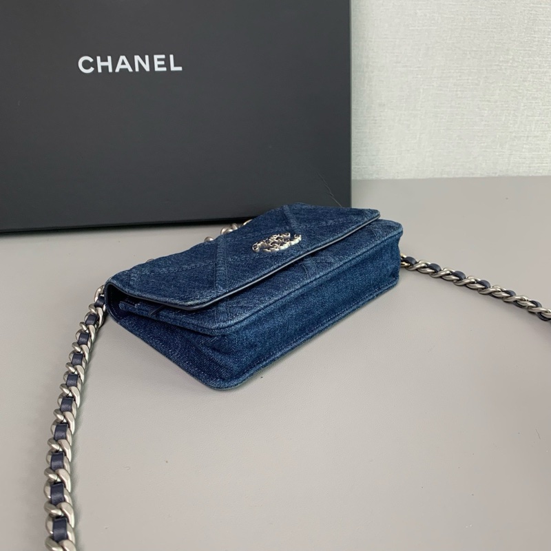 Chanel 牛仔woc 晶片款-5