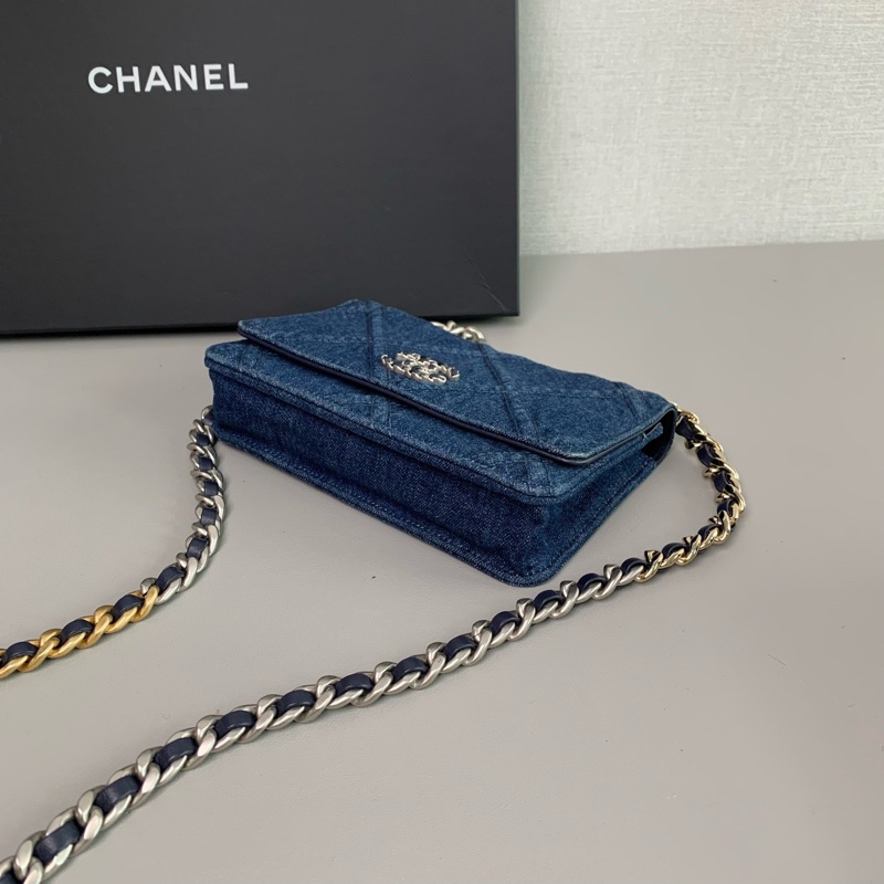 Chanel 牛仔woc 晶片款-6