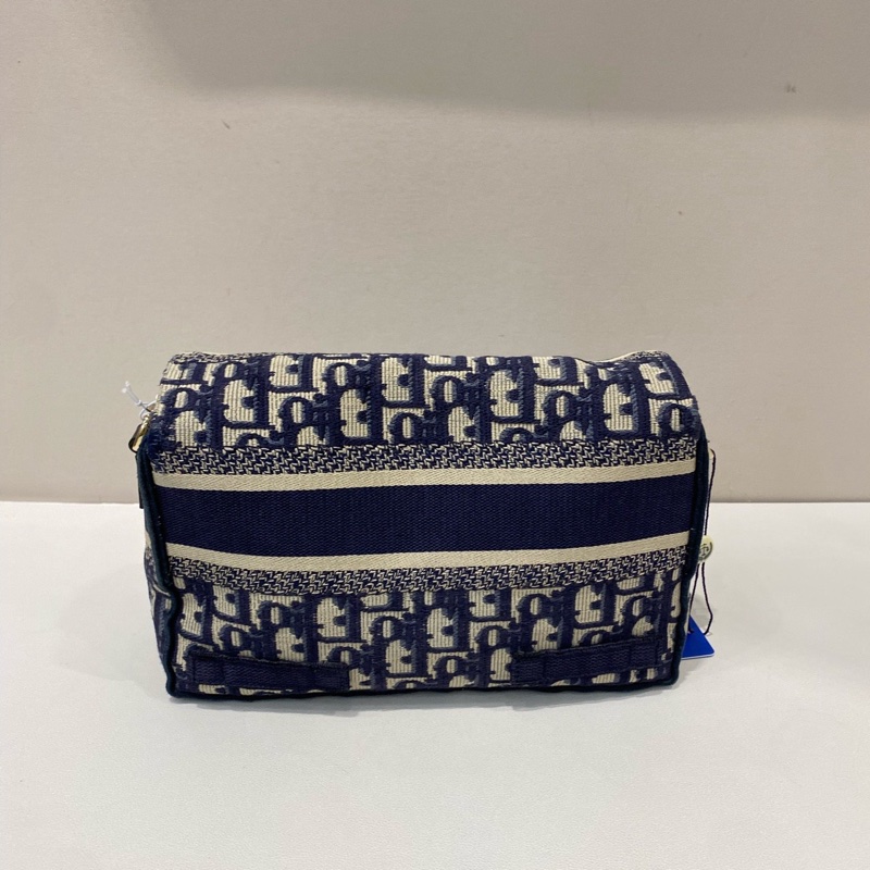 Dior迪奧 camp經典老花刺繡滿印小號郵差包男女同款 斜背包-1