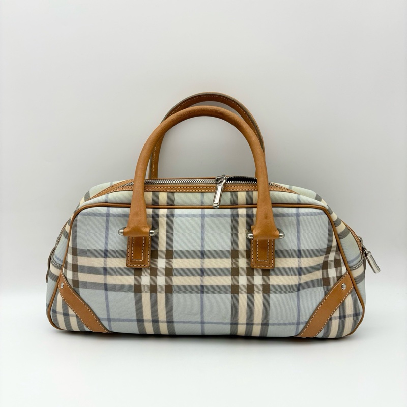 Burberry 巴寶莉 藍格波士頓手提包-0