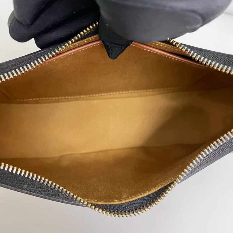 Celine賽琳Ava老花凱旋門腋下包豌豆包-8