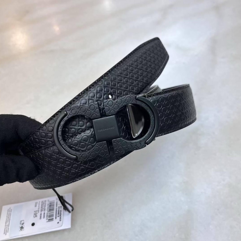Ferragamo black belt-0