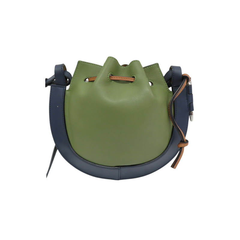 綠色 藍色 牛皮 Horseshoe 肩背包【LOEWE 羅威】-1