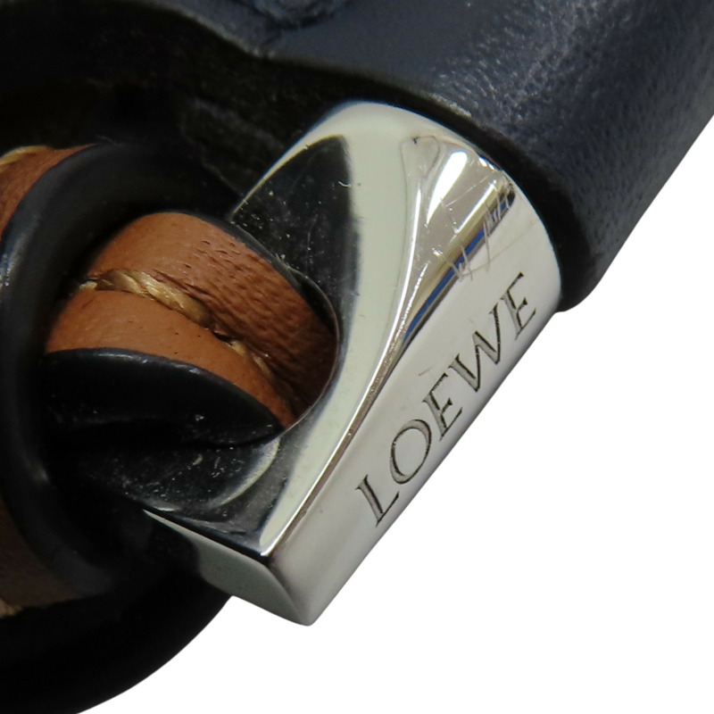 綠色 藍色 牛皮 Horseshoe 肩背包【LOEWE 羅威】-7