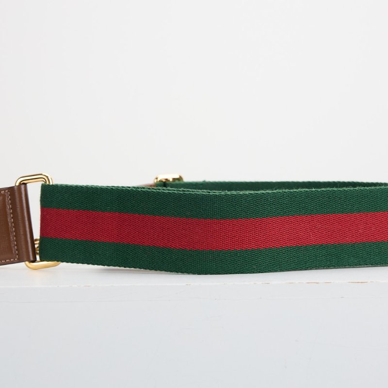 Gucci 1955 mini馬鞍包/棕老花-20
