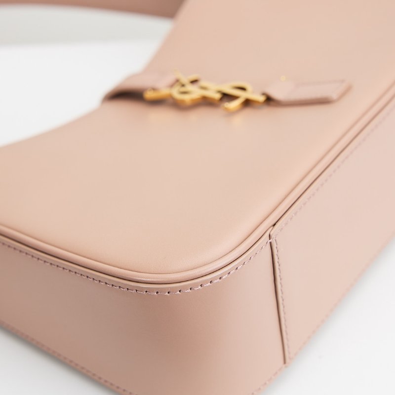 ysl le5a7 奶茶色腋下包-11