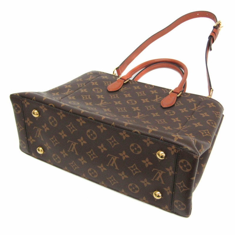 Louis Vuitton Monogram Flower Tote M43770 女士手提包、單肩包 棕色、Monogram-1