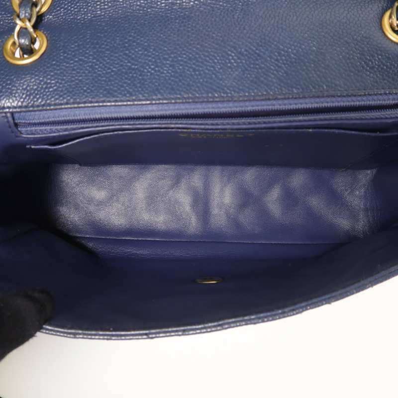 CHANEL 牛皮皮革Shoulder Bag鏈帶肩背袋-4