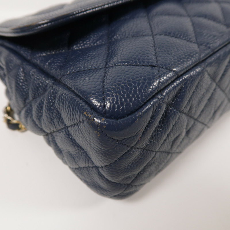 CHANEL 牛皮皮革Shoulder Bag鏈帶肩背袋-11