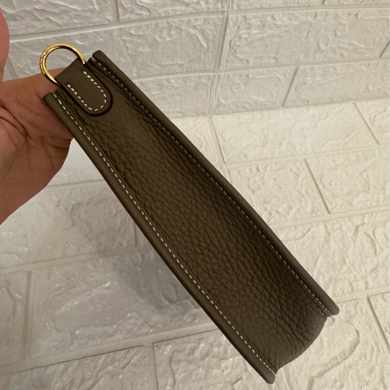 Hermes大象灰金釦mini evelyne16-4