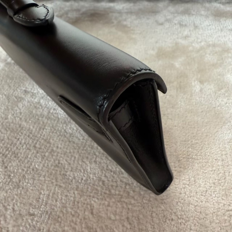 HERMES Kelly cut box皮革大容量手拿包-6