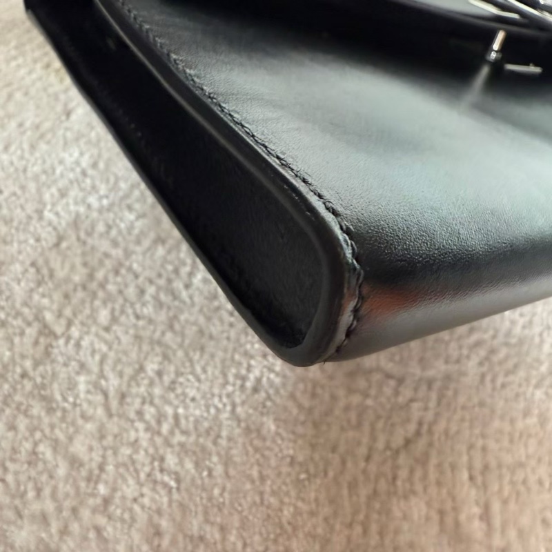 HERMES Kelly cut box皮革大容量手拿包-7