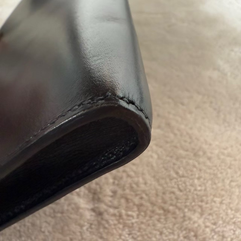 HERMES Kelly cut box皮革大容量手拿包-9