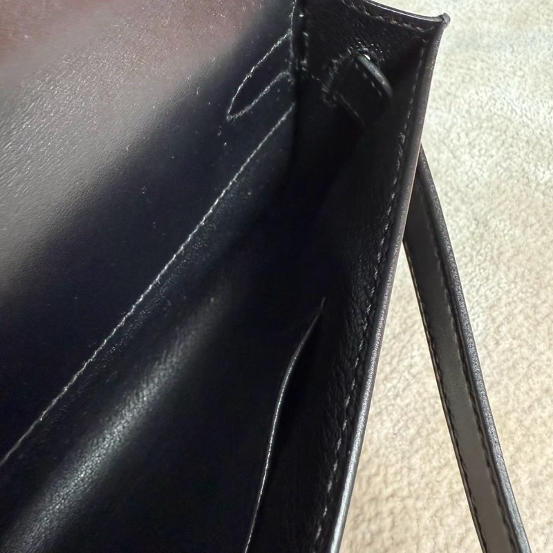 HERMES Kelly cut box皮革大容量手拿包-12