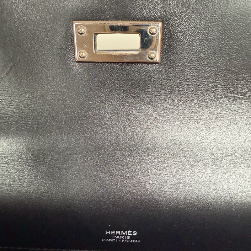 HERMES Kelly cut box皮革大容量手拿包-14