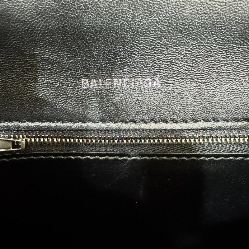 巴黎世家BALENCIAGA  hourglass 滿印徽標沙漏包 手提包 斜背包小號-23
