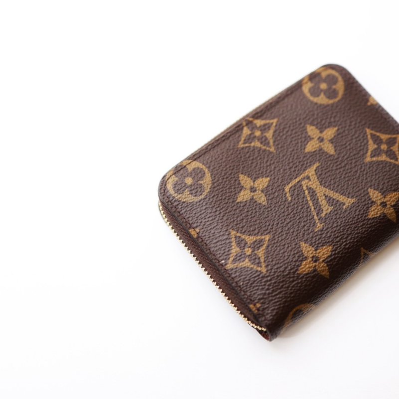 二手LV 經典拉鍊零錢包 老花款M60067-6