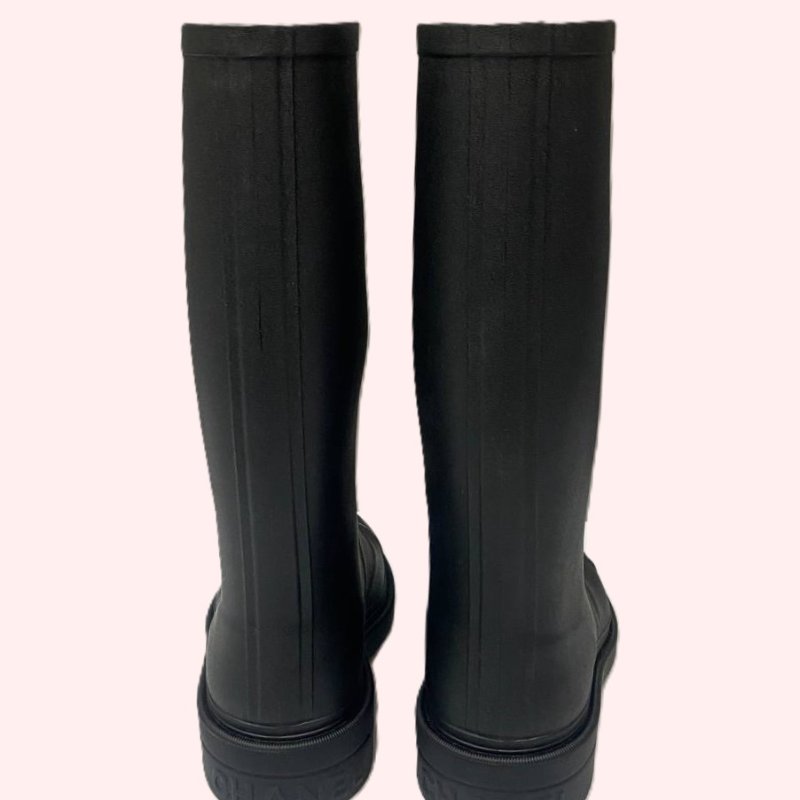 Chanel women's RainBoots 38號-1