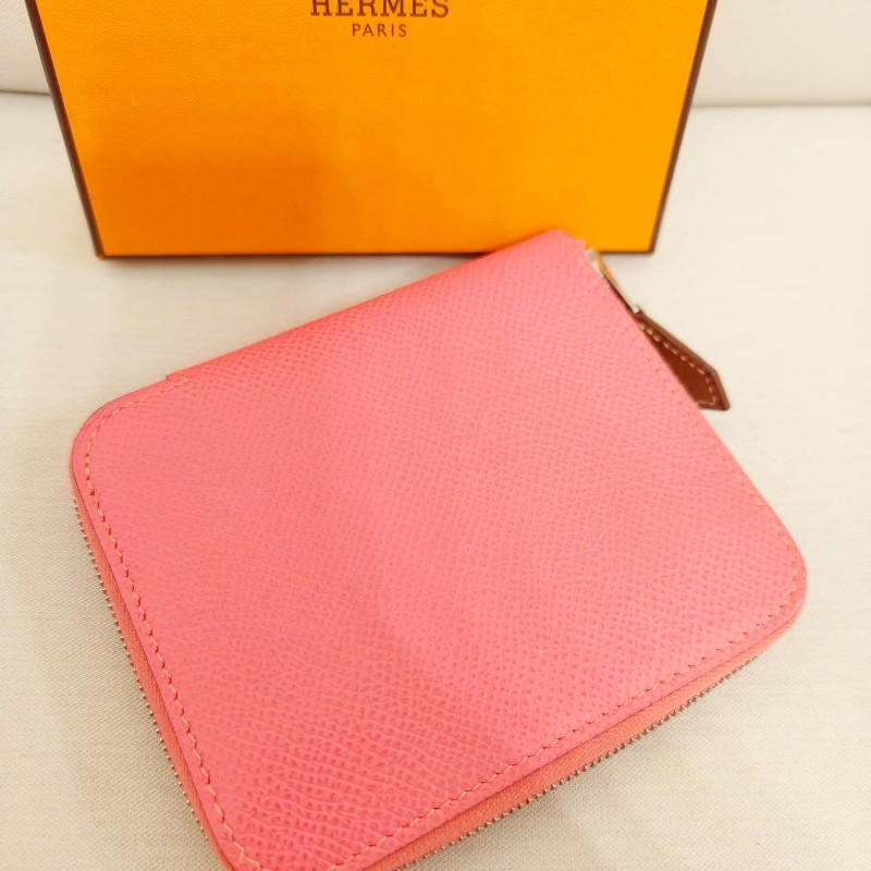 愛馬仕Silk'ln Epmon絲巾短夾-7