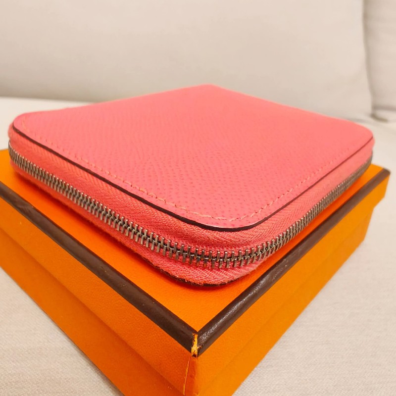 愛馬仕Silk'ln Epmon絲巾短夾-15