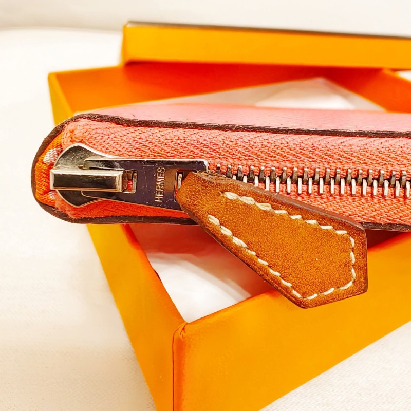 愛馬仕Silk'ln Epmon絲巾短夾-17