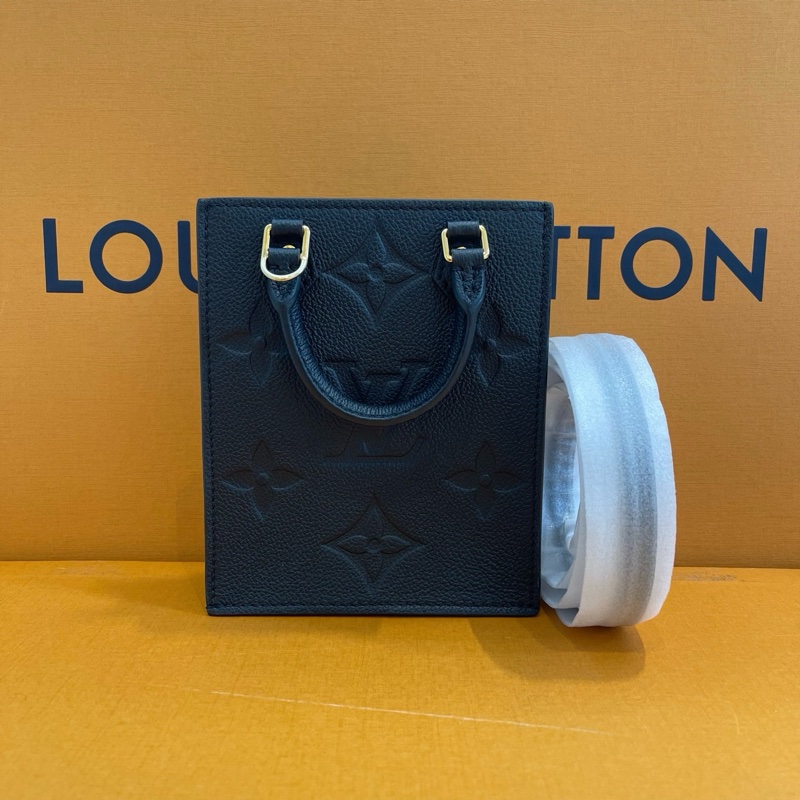 LV路易威登 黑壓紋 琴譜芯片款 尺寸約14×17×5-2