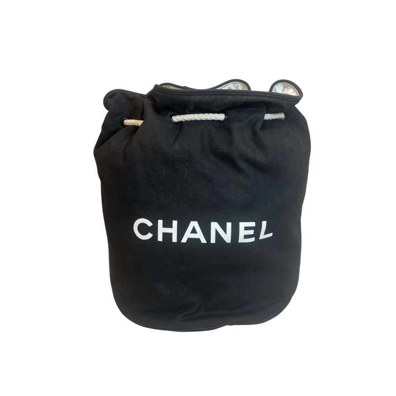 Chanel 帆布後背包-0