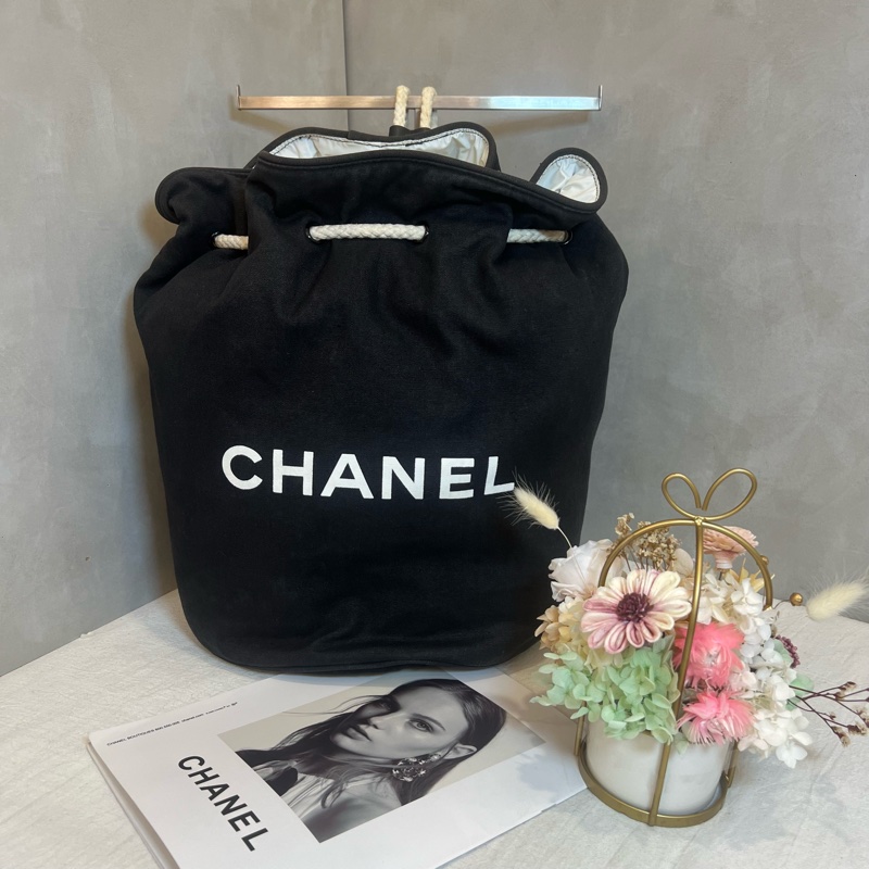 Chanel 帆布後背包-2