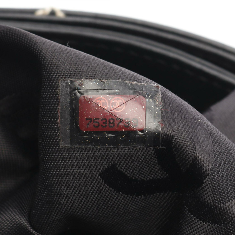 CHANEL Wild stitch 手提包 皮革 黑色 二手 女款 GHWCOCO CC-4