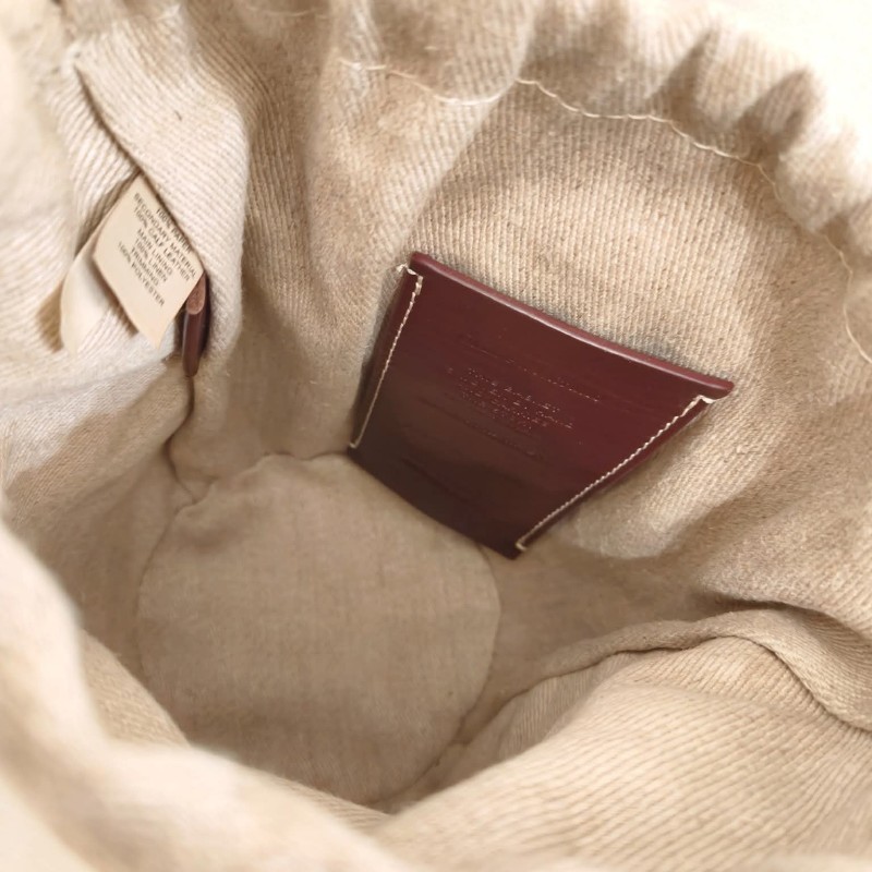 chloe woody 草編織帶手提兩用水桶包（桃粉邊）-16