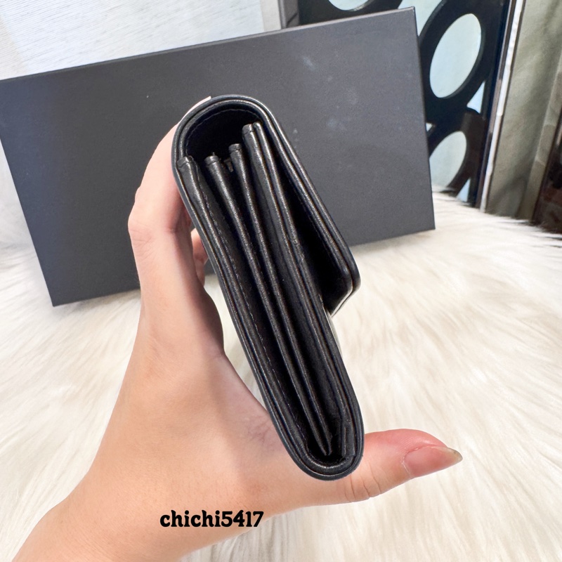 Chanel Boy 黑羊皮長夾-2