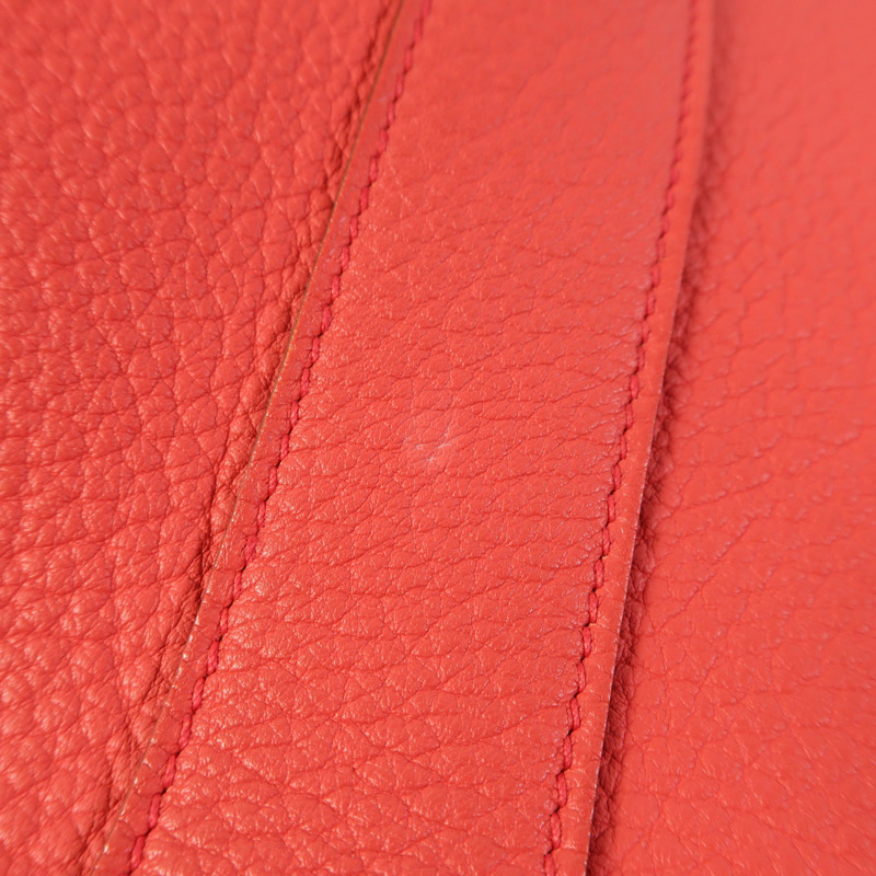 HERMES Negonda皮革Garden Party PM銀扣手挽袋Bougainvillier-14