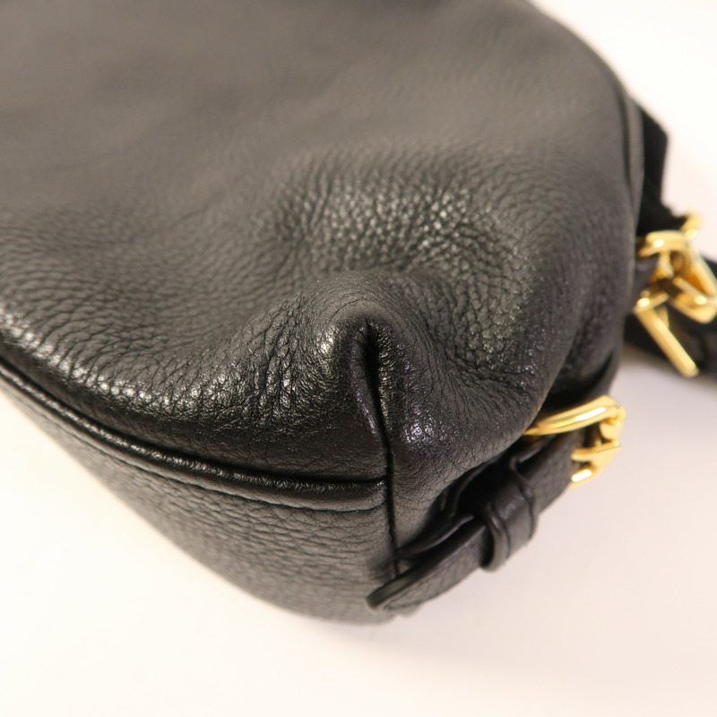 Miu Miu 牛皮皮革Shoulder Bag金扣肩背袋-11